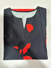 Load image into Gallery viewer, 2024 European and American Cross Border Women's New Dress V-neck Sleeveless Sexy Printed Large Hem Foreign Trade Dress