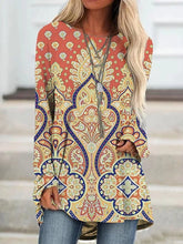 Load image into Gallery viewer, 2024 Newt-Shirt Casual Long Sleeve Crewneck Printed T-Shirt High Quality Comfortable Clothing Large Versio Of Women'S Long Sleev