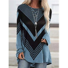 Load image into Gallery viewer, 2024 Newt-Shirt Casual Long Sleeve Crewneck Printed T-Shirt High Quality Comfortable Clothing Large Versio Of Women'S Long Sleev