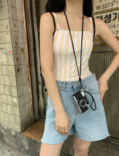 Load image into Gallery viewer, New Striped One-piece Swimsuit Women's Simple Ins Style Strapless Girls' Hot Spring Swimsuit