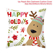 Load image into Gallery viewer, 45cm Christmas Cushion Cover Navidad Merry Christmas Decorations For Home 2023 Xmas Noel Cristmas Ornaments New Year Gifts 2024