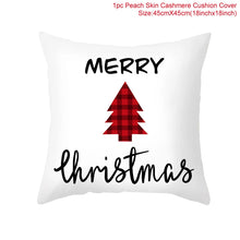 Load image into Gallery viewer, 45cm Christmas Cushion Cover Navidad Merry Christmas Decorations For Home 2023 Xmas Noel Cristmas Ornaments New Year Gifts 2024