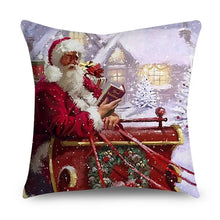Load image into Gallery viewer, 45cm Christmas Cushion Cover Navidad Merry Christmas Decorations For Home 2023 Xmas Noel Cristmas Ornaments New Year Gifts 2024