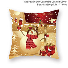 Load image into Gallery viewer, 45cm Christmas Cushion Cover Navidad Merry Christmas Decorations For Home 2023 Xmas Noel Cristmas Ornaments New Year Gifts 2024