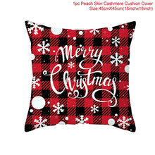 Load image into Gallery viewer, 45cm Christmas Cushion Cover Navidad Merry Christmas Decorations For Home 2023 Xmas Noel Cristmas Ornaments New Year Gifts 2024