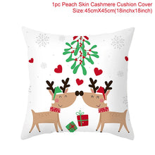 Load image into Gallery viewer, 45cm Christmas Cushion Cover Navidad Merry Christmas Decorations For Home 2023 Xmas Noel Cristmas Ornaments New Year Gifts 2024