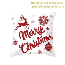 Load image into Gallery viewer, 45cm Christmas Cushion Cover Navidad Merry Christmas Decorations For Home 2023 Xmas Noel Cristmas Ornaments New Year Gifts 2024