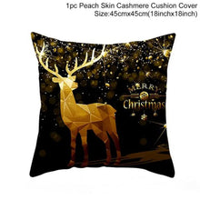 Load image into Gallery viewer, 45cm Christmas Cushion Cover Navidad Merry Christmas Decorations For Home 2023 Xmas Noel Cristmas Ornaments New Year Gifts 2024