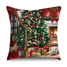 Load image into Gallery viewer, 45cm Christmas Cushion Cover Navidad Merry Christmas Decorations For Home 2023 Xmas Noel Cristmas Ornaments New Year Gifts 2024