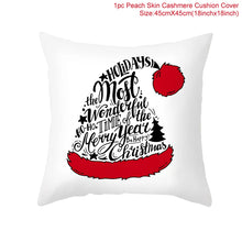 Load image into Gallery viewer, 45cm Christmas Cushion Cover Navidad Merry Christmas Decorations For Home 2023 Xmas Noel Cristmas Ornaments New Year Gifts 2024