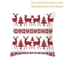 Load image into Gallery viewer, 45cm Christmas Cushion Cover Navidad Merry Christmas Decorations For Home 2023 Xmas Noel Cristmas Ornaments New Year Gifts 2024
