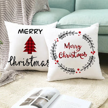 Load image into Gallery viewer, 45cm Christmas Cushion Cover Navidad Merry Christmas Decorations For Home 2023 Xmas Noel Cristmas Ornaments New Year Gifts 2024