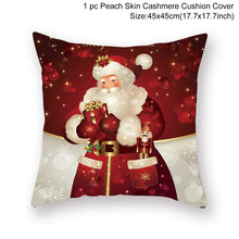 Load image into Gallery viewer, 45cm Christmas Cushion Cover Navidad Merry Christmas Decorations For Home 2023 Xmas Noel Cristmas Ornaments New Year Gifts 2024