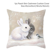 Load image into Gallery viewer, 45cm Christmas Cushion Cover Navidad Merry Christmas Decorations For Home 2023 Xmas Noel Cristmas Ornaments New Year Gifts 2024