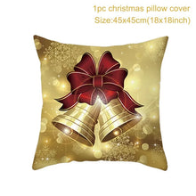 Load image into Gallery viewer, 45cm Christmas Cushion Cover Navidad Merry Christmas Decorations For Home 2023 Xmas Noel Cristmas Ornaments New Year Gifts 2024