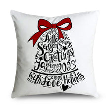 Load image into Gallery viewer, 45cm Christmas Cushion Cover Navidad Merry Christmas Decorations For Home 2023 Xmas Noel Cristmas Ornaments New Year Gifts 2024