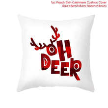 Load image into Gallery viewer, 45cm Christmas Cushion Cover Navidad Merry Christmas Decorations For Home 2023 Xmas Noel Cristmas Ornaments New Year Gifts 2024
