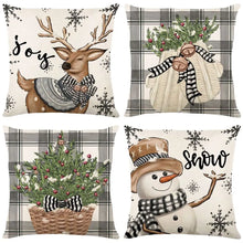 Load image into Gallery viewer, 45cm Merry Christmas Cushion Cover Pillowcase 2023 Christmas Decorations for Home Ornament New Year Christmas Decor
