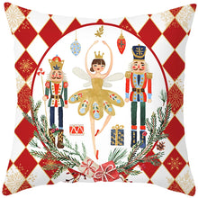 Load image into Gallery viewer, 45cm Merry Christmas Cushion Cover Pillowcase 2023 Christmas Decorations for Home Ornament New Year Christmas Decor