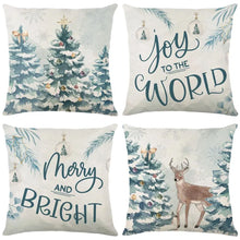 Load image into Gallery viewer, 45cm Merry Christmas Cushion Cover Pillowcase 2023 Christmas Decorations for Home Ornament New Year Christmas Decor