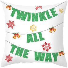 Load image into Gallery viewer, 45cm Merry Christmas Cushion Cover Pillowcase 2023 Christmas Decorations for Home Ornament New Year Christmas Decor