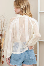 Load image into Gallery viewer, Vintage Long Sleeve Blouses Summer Casual Elegant Ladies Blusas Boho Beach Hollow Out Lace Blouse Shirt for Women Top