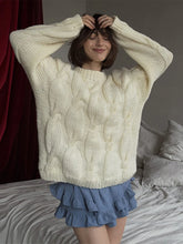 Load image into Gallery viewer, Big Twist Loose Women's Sweater Fashion Knit Warm Turtleneck Lantern Sleeve Female Pullover 2024 Autumn Winter Lady Jumper