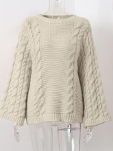 Load image into Gallery viewer, Big Twist Loose Women's Sweater Fashion Knit Warm Turtleneck Lantern Sleeve Female Pullover 2024 Autumn Winter Lady Jumper