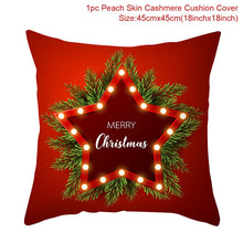 Load image into Gallery viewer, Christmas Cushion Cover Merry Christmas Decorations for Home Christmas Ornament Navidad Noel Xmas Gifts Happy New Year