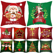Load image into Gallery viewer, Christmas Cushion Cover Merry Christmas Decorations for Home Christmas Ornament Navidad Noel Xmas Gifts Happy New Year