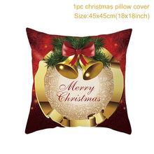 Load image into Gallery viewer, Christmas Cushion Cover Merry Christmas Decorations for Home Christmas Ornament Navidad Noel Xmas Gifts Happy New Year