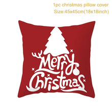 Load image into Gallery viewer, Christmas Cushion Cover Merry Christmas Decorations for Home Christmas Ornament Navidad Noel Xmas Gifts Happy New Year