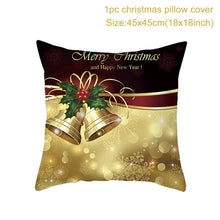 Load image into Gallery viewer, Christmas Cushion Cover Merry Christmas Decorations for Home Christmas Ornament Navidad Noel Xmas Gifts Happy New Year