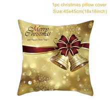 Load image into Gallery viewer, Christmas Cushion Cover Merry Christmas Decorations for Home Christmas Ornament Navidad Noel Xmas Gifts Happy New Year