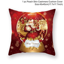 Load image into Gallery viewer, Christmas Cushion Cover Merry Christmas Decorations for Home Christmas Ornament Navidad Noel Xmas Gifts Happy New Year