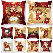 Load image into Gallery viewer, Christmas Cushion Cover Merry Christmas Decorations for Home Christmas Ornament Navidad Noel Xmas Gifts Happy New Year