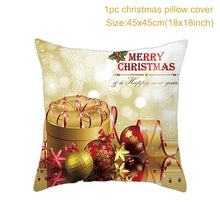 Load image into Gallery viewer, Christmas Cushion Cover Merry Christmas Decorations for Home Christmas Ornament Navidad Noel Xmas Gifts Happy New Year