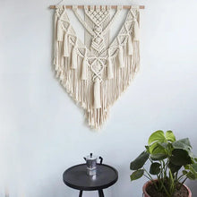Load image into Gallery viewer, Macrame Woven Wall Hanging Boho Home Chic Bohemian Geometric Art Decor Beautiful Apartment Dorm Room Decoration Tapestry