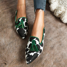 Load image into Gallery viewer, New Fashion Pointed Muller Shoes 40-43 Size Leopard Pattern Casual Single Shoe