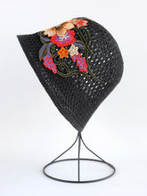 Load image into Gallery viewer, Ethnic embroidered flowers in summer breathable hollow sunscreen fisherman hat female sunshade Joker bucket hat Sun basin hat