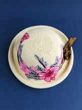 Load image into Gallery viewer, New Ethnic Style Embroidery Spring Knitted Fisherman Hat Sunscreen Sunshade Hat Women's Summer Top Hat Tide Versatile Pot Hat