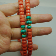 Load image into Gallery viewer, Tibetan style 108 counting beads glass beads holding a rosary car beads Necklace or Bracelet home decor