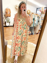 Load image into Gallery viewer, Summer New Women's Retro Print Loose Sleeveless jumpsuit