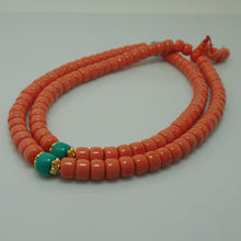 Load image into Gallery viewer, Tibetan style 108 counting beads glass beads holding a rosary car beads Necklace or Bracelet home decor