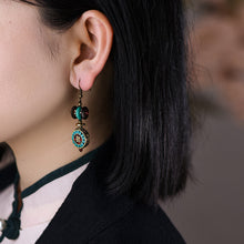 Load image into Gallery viewer, Vintage Niche Design, Nepali Exotic Tibetan Style Earrings, Feminine Simplicity, Ethnic Style Personality Handmade Earrings