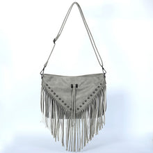 Load image into Gallery viewer, Rivet Soft Leather Trend Casual Rivet Tassel Bag Single Shoulder Diagonal Cross Women's Bag
