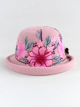 Load image into Gallery viewer, New Ethnic Style Embroidery Spring Knitted Fisherman Hat Sunscreen Sunshade Hat Women's Summer Top Hat Tide Versatile Pot Hat