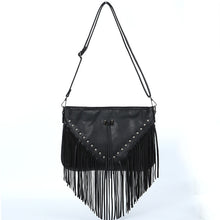 Load image into Gallery viewer, Rivet Soft Leather Trend Casual Rivet Tassel Bag Single Shoulder Diagonal Cross Women's Bag
