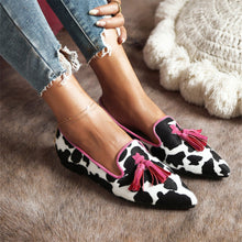 Load image into Gallery viewer, New Fashion Pointed Muller Shoes 40-43 Size Leopard Pattern Casual Single Shoe