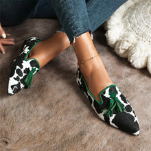Load image into Gallery viewer, New Fashion Pointed Muller Shoes 40-43 Size Leopard Pattern Casual Single Shoe